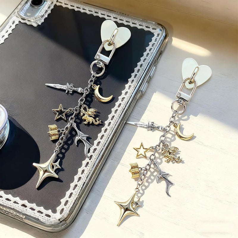 TAKEALOOKO Store Fantasy Charm Chain for Kindle - Fantasy Chain Bracelet Strap Decorating Accessories, Gift for E-Reader Book Lover - Image 3